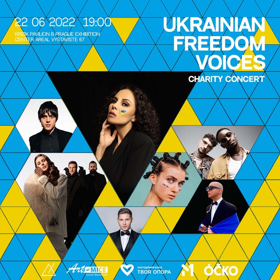 Благодійний концерт Ukrainian Freedom Voices відбудеться у Празі